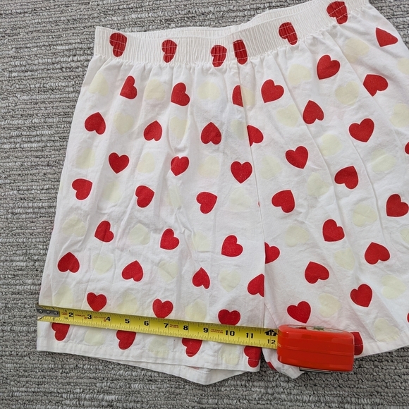NWOT Unisex Cotton Red & Faint Yellow Heart Patterned Boxers/Boxer Shorts - Picture 5 of 14